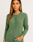 Elena Merino Wool Cardigan