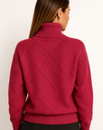 Elise Cashmere Turtleneck Sweater