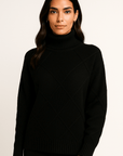 Elise Cashmere Turtleneck Sweater