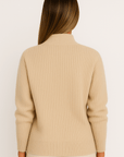 Evelyn Prestige Wool Zip-Up