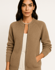 Evelyn Prestige Wool Zip-Up
