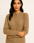 Evelyn Prestige Wool Zip-Up