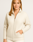 Evelyn Prestige Wool Zip-Up
