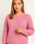 Fluffy Cashmere Knit Sweater
