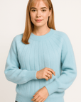 Fluffy Cashmere Knit Sweater