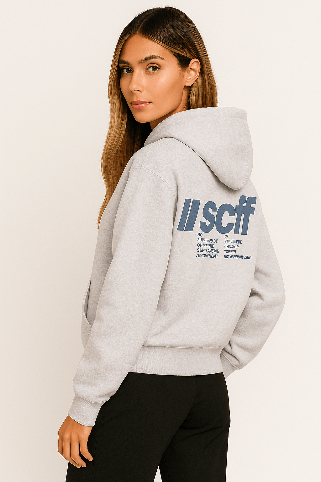 Kaelen - Oversized Cotton Hoodie