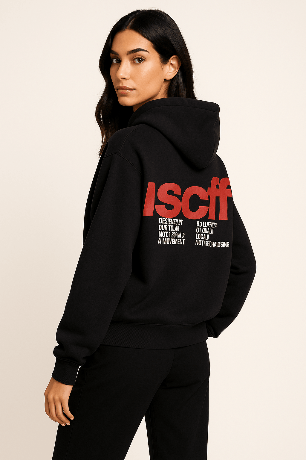 Kaelen - Oversized Cotton Hoodie