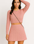 Knit Two-Piece Sweater Set
