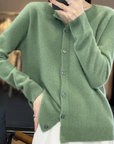 Liora Merino Wool Button Cardigan