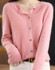 Liora Merino Wool Button Cardigan