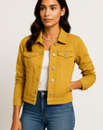 Livia Button-Up Denim Jacket