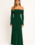 Lunara Sequin Off-Shoulder Maxi Dress