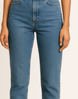 Mid Blue Mom Jeans