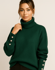 Mirelle Oversized Knit Turtleneck