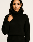Mirelle Oversized Knit Turtleneck