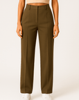 Mono Line High-Waist Slacks
