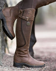 Fenella - Elegant Waterproof Women's Boots - Durable Leather Riding Style for Outdoor Adventures
