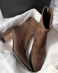 Sorelle Spliced Suede Boots