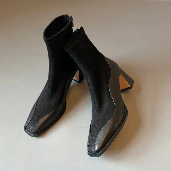 Sorelle Spliced Suede Boots