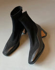 Sorelle Spliced Suede Boots