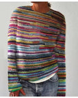 Danique Nordic Knit Crewneck Sweater