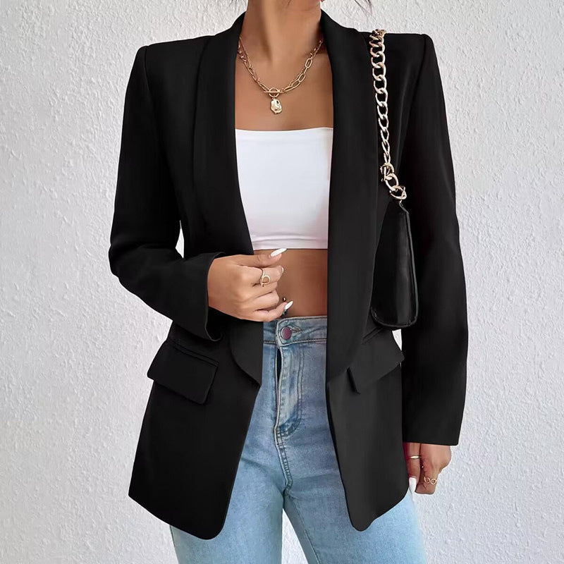 Renée Tailored Blazer with Clean Silhouette