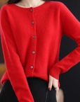 Liora Merino Wool Button Cardigan