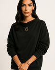 Renna Oversized High-Collar Hoodie