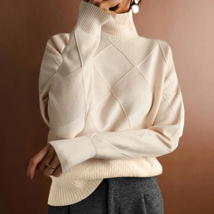 Ava Cozy Knit Pullover Sweater