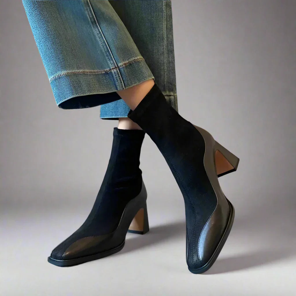 Sorelle Spliced Suede Boots