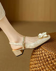 Camellia Slingback Pumps