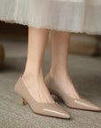 Pelle Kitten Heels