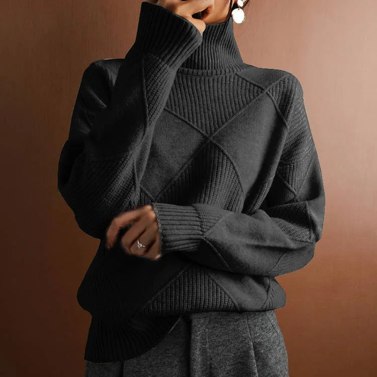 Ava Cozy Knit Pullover Sweater