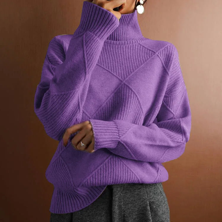 Ava Cozy Knit Pullover Sweater