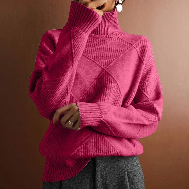 Ava Cozy Knit Pullover Sweater