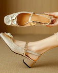 Camellia Slingback Pumps