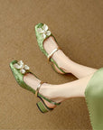 Camellia Slingback Pumps