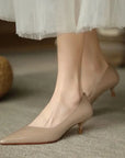 Pelle Kitten Heels