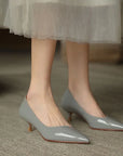 Pelle Kitten Heels