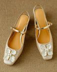 Camellia Slingback Pumps