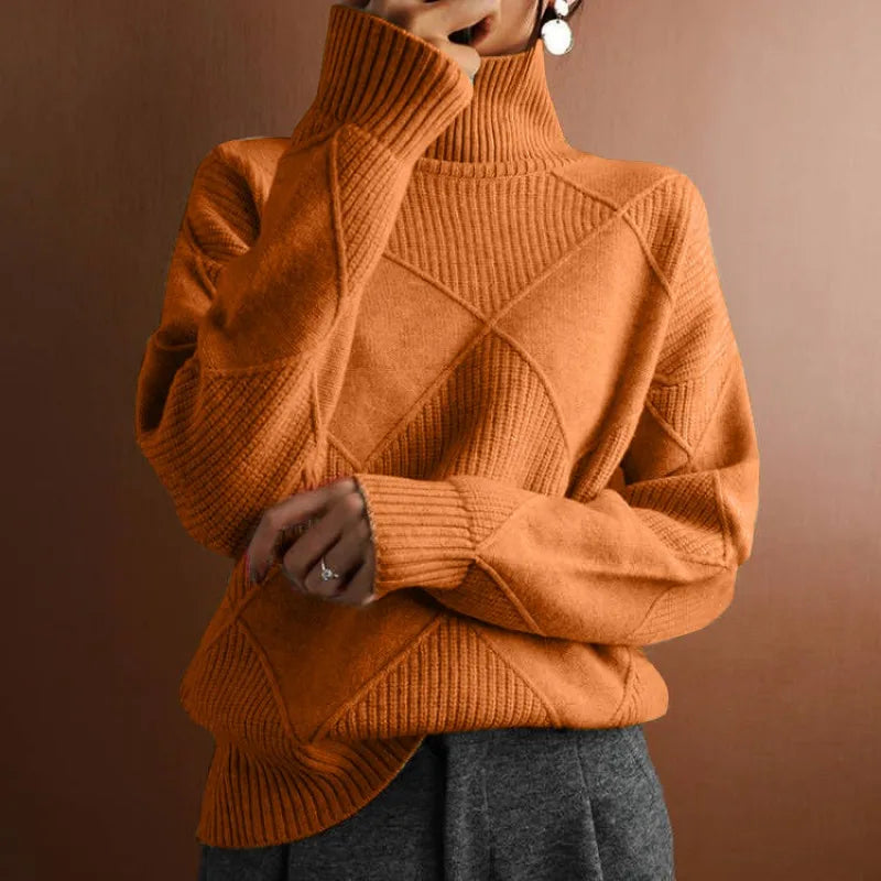 Ava Cozy Knit Pullover Sweater