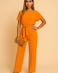 Serena Belted Wide-Leg Jumpsuit