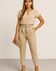 Serena Belted Wide-Leg Jumpsuit