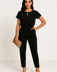 Serena Belted Wide-Leg Jumpsuit