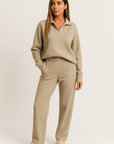 Serena | Knitted Polo & Pants Set