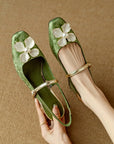Camellia Slingback Pumps