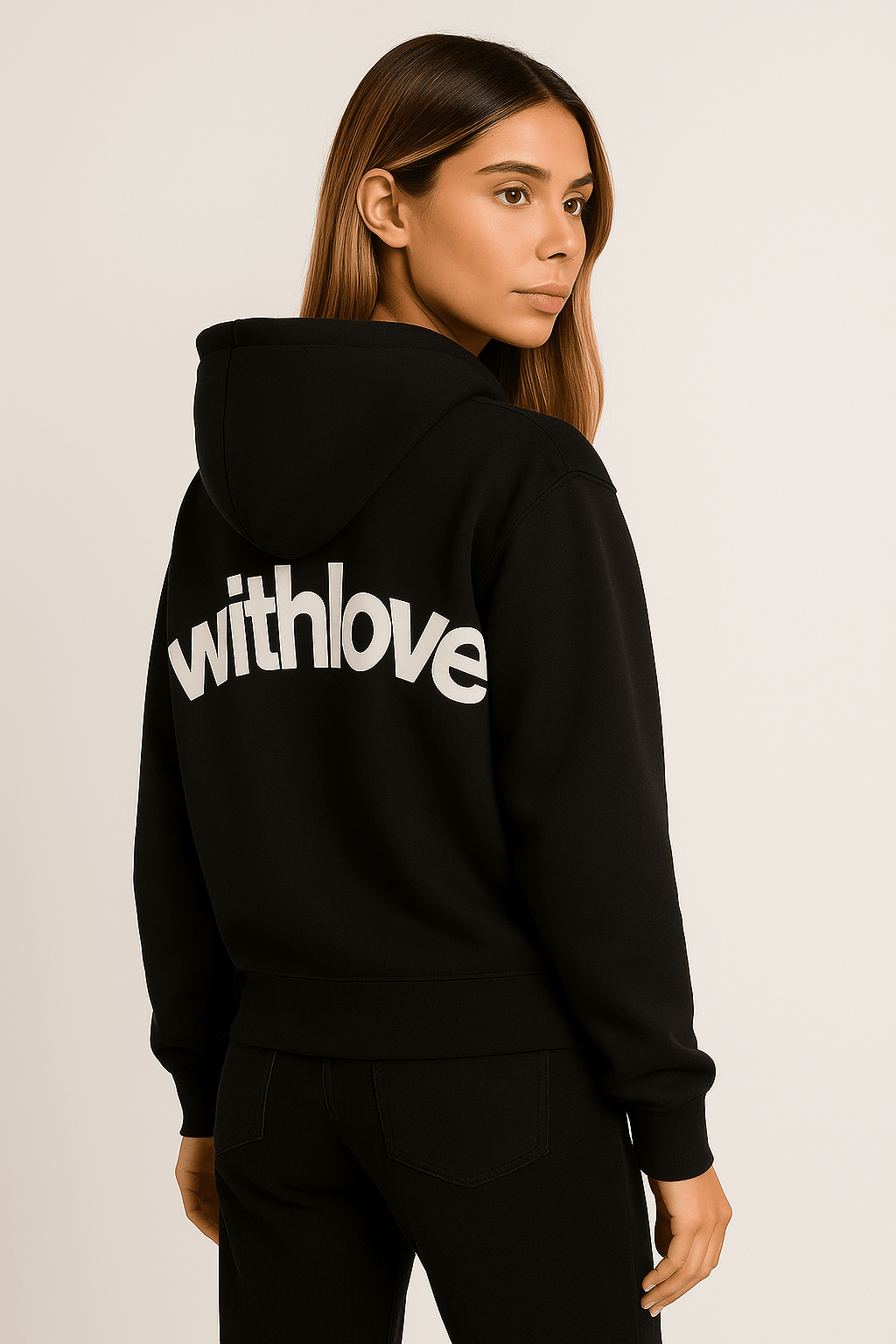 Solara Self-Love Embroidered Hoodie