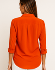 Sophie Silk V-Neck Blouse