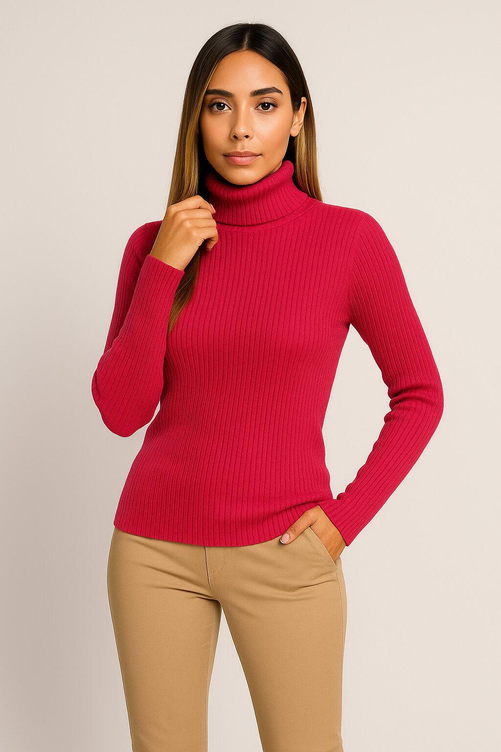Luna Turtleneck Cashmere Sweater