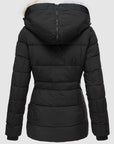 Women's Fur-Lined Hooded Winter Jacket – Insulated & Stylish